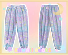 Load image into Gallery viewer, Dreamy Cloud Babies Fuzzy jogger pants (Made to Order) rainbow