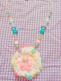 Emotion Bear Cake Pastry necklace