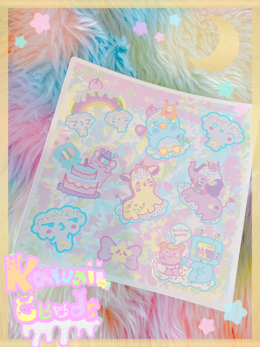 KG Cuties Sticker Sheet