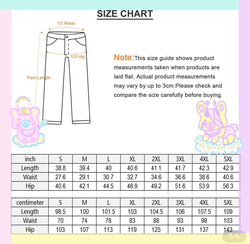 Pastel Checkered Fairy Kei Pants Fuzzy Joggers (Made to Order