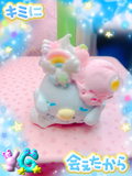 Ice Cream Scoop Penguin Dreamy Kawaii Hair Clip (blue)