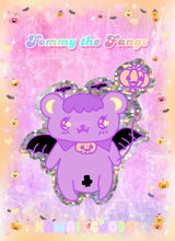 Load image into Gallery viewer, Tommy the Fangs Holographic Glitter Sticker