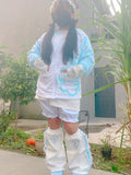 Tenshi Usagi Bunny Fuzzy Hoodie Sweater (Made to Order)