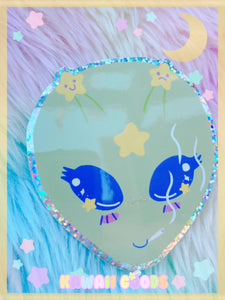 Alien Cutie Holographic sticker