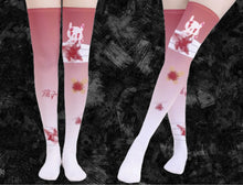 Load image into Gallery viewer, Hurt Bunny Gory OTK Socks (Made to Order)