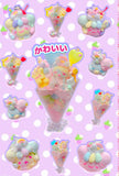KG Clay Art Holographic sticker sheet