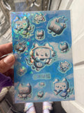 Tenshi Neko Plug Holographic Sticker Sheet