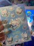 Tenshi Neko Plug Holographic Sticker Sheet