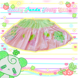 Lucky Panda Frilly Skirt (made to order)