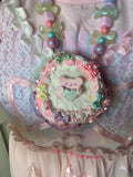 Dreamy Bear Anti-Valentine Cake Pastry necklace