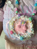 Emotion Bear Cake Pastry necklace