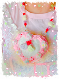 Anti-Valentine Cake Pastry necklace