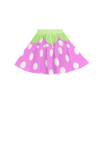 Strawberry Cutie Decora Heisei Retro Frilly Skirt (made to order)