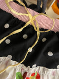 Flan Bear Piano Frilly Skirt (Made to Order)