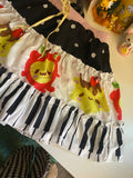 Flan Bear Piano Frilly Skirt (Made to Order)