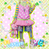 Strawberry Decora Heisei Retro Hoodie Vest (Made to Order)