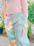 Clouds and Rainbow Cargo pants (Made to Order)