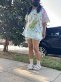 Lucky Panda Ruffle Frilly Top