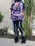 Candy Cemetery Creepy Cute Pumpkin Shorts (made to order)