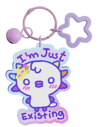 Woopatchi I’m just Existing  Trinket Keychain PREORDER