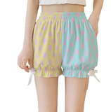 Starry Colorblock Fairykei Pumpkin Shorts (made to order)