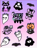 Creepy Cute Holo Sticker Sheet