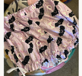 Eyeball BonesCreepy Cute Pumpkin Shorts (made to order) lavender