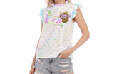 Monita Estrella Heisei Retro Ruffle Top