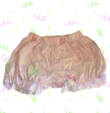 Pixel Bunny Emoticons Heisei Retro Pumpkin Shorts (made to order)