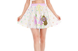 Mona Estralla Rainbow Notes Music Heisei Retro Frilly Skirt (made to order)