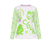 Lucky Panda Clover Long Sleeve Top