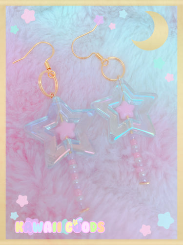 Magical Starry Wand Earrings