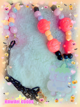 Load image into Gallery viewer, Emotion Bear Pumpkin Beaded Chain Necklace