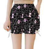Eyeball BonesCreepy Cute Pumpkin Shorts (made to order) black