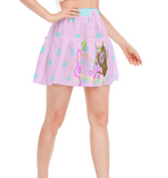 Monita Estrella Rainbow Notes Music Heisei Retro Frilly Skirt (made to order)