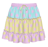 Starry Pastel Yume Kawaii Ruffle Skirt (made to order)
