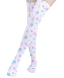 Rainbow Heart  OTK Over the Knee Socks (Made to Order)