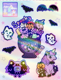 Spooky Cutie Holo Sticker Sheet