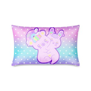 Emotion Bear and Yami Bunny Twin Headed Monster Pillow  Case (Made to Order)