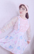 Load image into Gallery viewer, Starry Dino Melty Suspender Skirt (Made to Order)