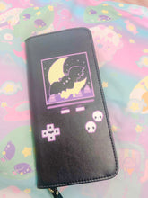 Load image into Gallery viewer, Creepy Video Game Bat Pastel Goth Wallet (Made to Order)