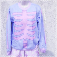 Load image into Gallery viewer, Pastel Goth Skeleton Sweater (Made to Order)