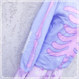 Pastel Goth Skeleton Sweater (Made to Order)