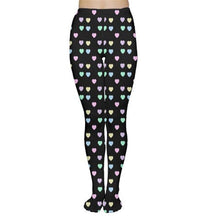 Load image into Gallery viewer, Heart Rainbow Leggings, Tights