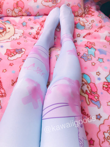 Painfully Hurt Bunny Bandage Tights (Made to Order)