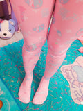 Hurt Bear Pixel Game Tights, Hurt Bear Tights (Made to Order)