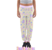 Load image into Gallery viewer, Hurt Bear Pixel Game Jogger pants, Pills Fuzzy Jogger Pants (Made to Order)