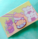 Sushi Bear Enamel Pin