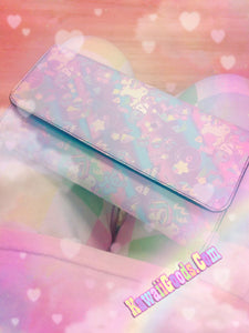 Sweetie Dreams and Trixie 80s Parfait Fairykei Yume Kawaii Pastel Wallet (Made to Order)