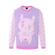 Load image into Gallery viewer, Painfully Hurt Bunny Conversation Heart PASTEL VERSION (Made to Order)